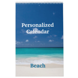 Personalisierter Kalender - Strand