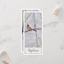 Personalisierter Kardinal RiesenLesezeichen