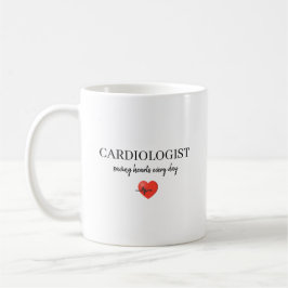 Personalisierter Kardiologe rettet jeden Tag Herze Kaffeetasse