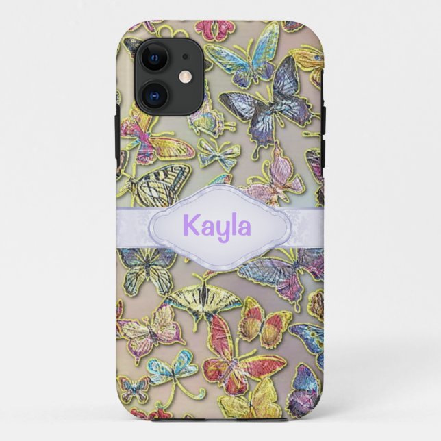 PERSONALISIERTER KASTEN der Case-Mate iPhone Hülle (Rückseite)