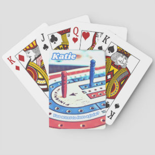 Personalisierter Katie-Name   Cribbage Spielkarten