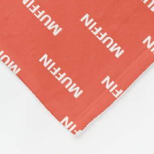 Personalisierter Katzenname in beliebiger Farbe Fleecedecke