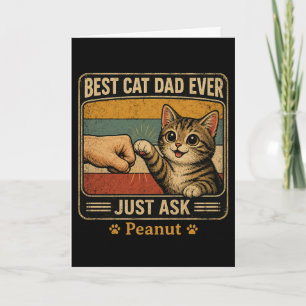 Personalisierter Katzenvater Bester Katzenvater Al Karte
