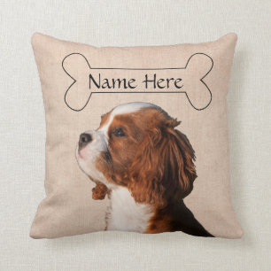Personalisierter Kavalier König Charles Spaniel H Kissen