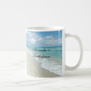Personalisierter Keepake vom tropischen Strand Tasse