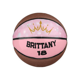 Personalisierter Keepsake für den Girl-Basketball- Mini Basketball