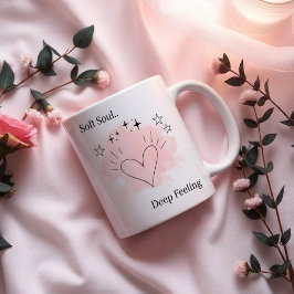 Personalisierter Keramik-Kaffeebecher Soft Soul Kaffeetasse