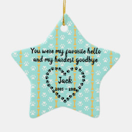 Personalisierter Keramik Ornament