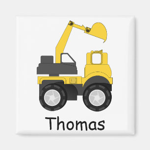 Personalisierter Kinder-Little Digger Magnet