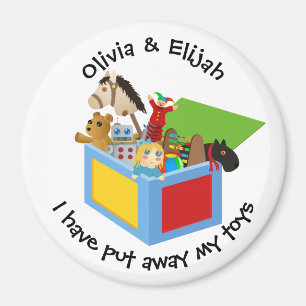 Personalisierter Kinder Magnet - Ich habe mein Spi