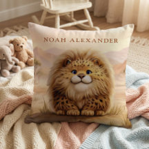 Personalisierter Kinder-Safari-Süßer Fluffiger Leo