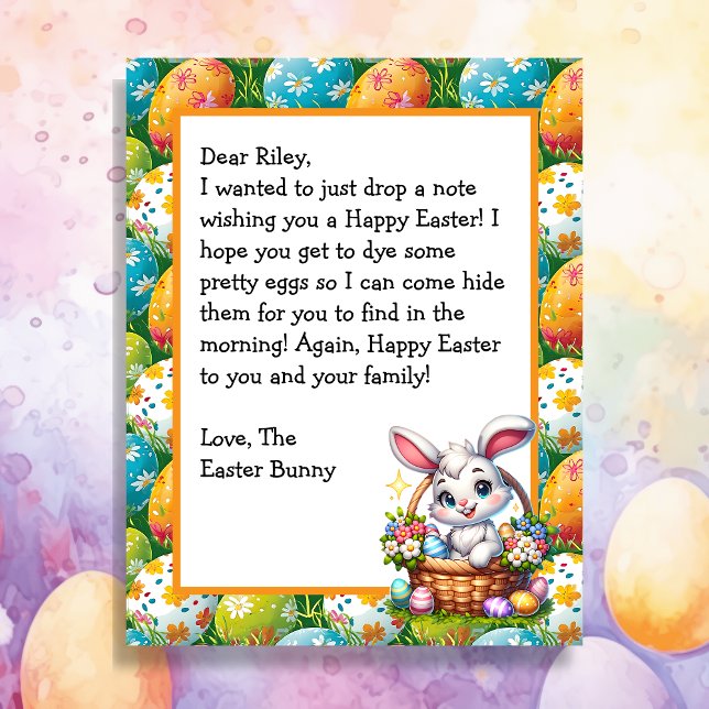 Personalisierter Kinderbrief aus Osterhasen (Von Creator hochgeladen)