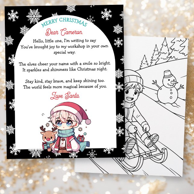 Personalisierter Kinderbrief von Santa  (Von Creator hochgeladen)