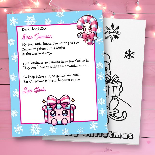 Personalisierter Kinderbrief von Santa  (Von Creator hochgeladen)