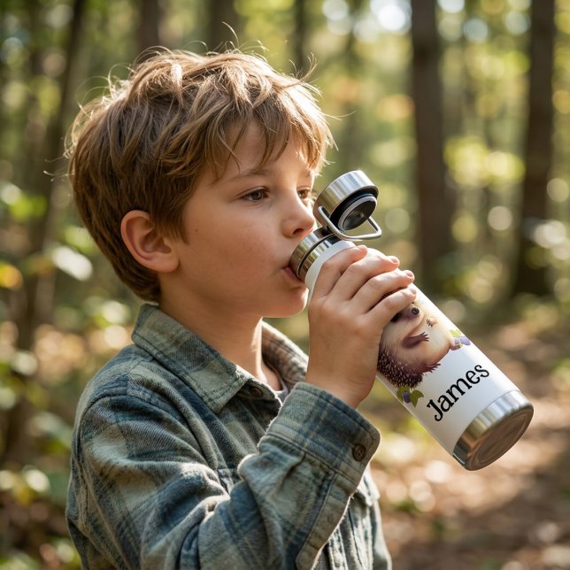 Personalisierter Kinderigel  Trinkflasche (Von Creator hochgeladen)