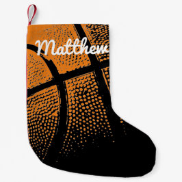 Personalisierter Kindersportbasketball Kleiner Weihnachtsstrumpf