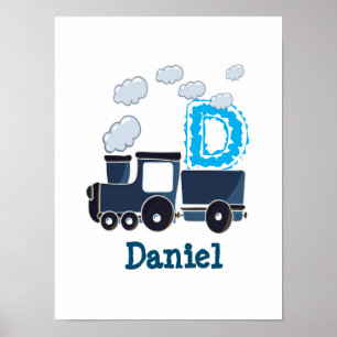 Personalisierter Kinderzimmer Name Art für Junge Poster