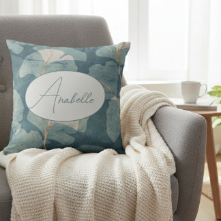 Personalisierter Kissen Aquarelldruck