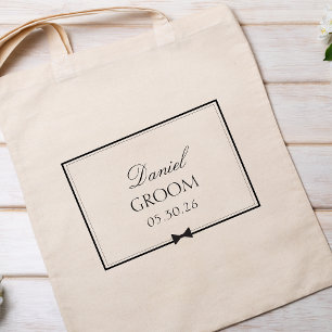 Personalisierter klassischer Hochzeitstil Tragetasche