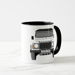 Personalisierter klassischer Land Rover Becher Tasse
