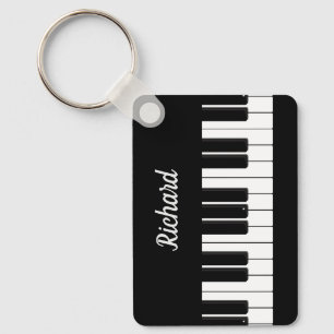 Personalisierter Klavierlehrer Keyboard Schlüsselanhänger
