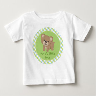 Personalisierter kleiner Bär - Nanas wenig Bär Baby T-shirt