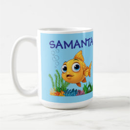 Personalisierter Kleiner Fisch Klassischer Becher Kaffeetasse
