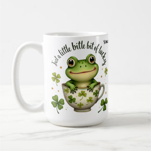 Personalisierter kleiner irischer Glücksmug Kaffeetasse