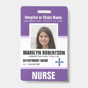 Personalisierter Klinik-Krankenhaus-Mitarbeiter-Au Ausweis