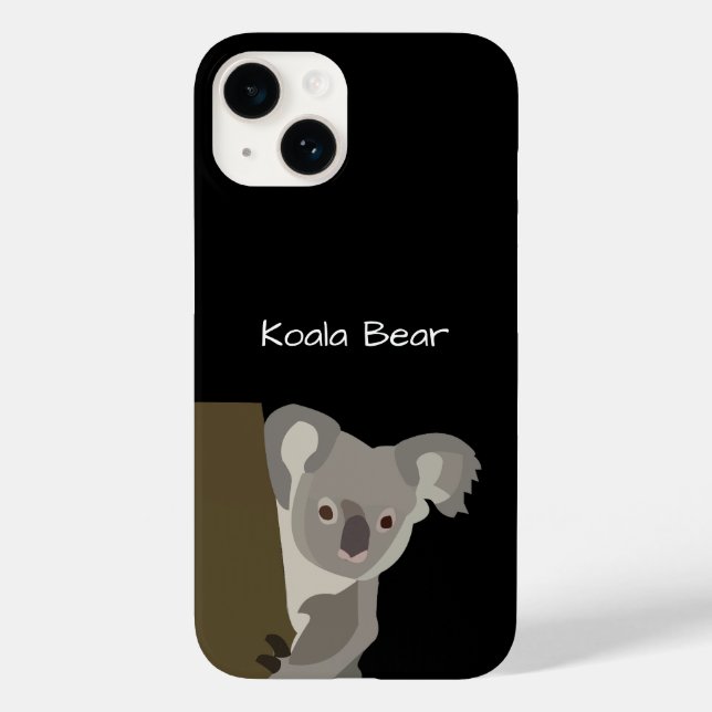 Personalisierter Koala-Bär Case-Mate iPhone Hülle (Rückseite)