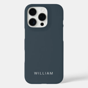 Personalisierter Kohle Blue iPhone Case mit kunden