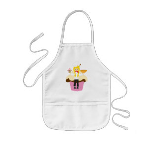 Personalisierter Konditorbacken pink Kinderschürze