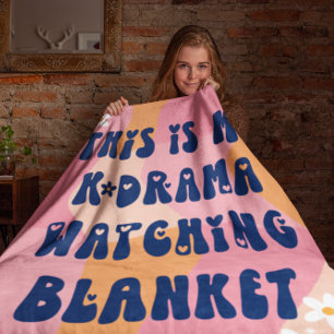 Personalisierter Korean Drama Lover KDrama-Ansehen Sherpadecke