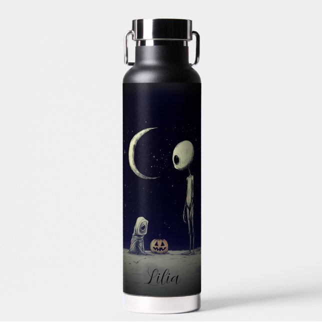 Personalisierter kosmischer Night Sky Trinkflasche (Vorne)
