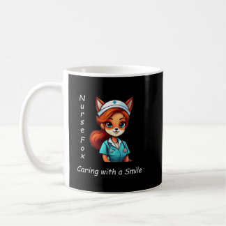 Personalisierter Krankenpfleger-Fuchs-Kaffeebecher Kaffeetasse