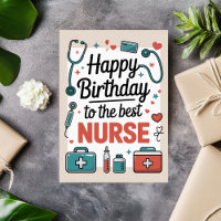 Personalisierter Krankenpfleger-Geburtstag