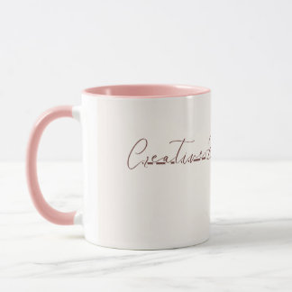 Personalisierter Kreativ-Gehirn-Becher - Rosa Inne Tasse