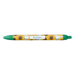 Personalisierter Kugelschreiber für Sonnenblumen