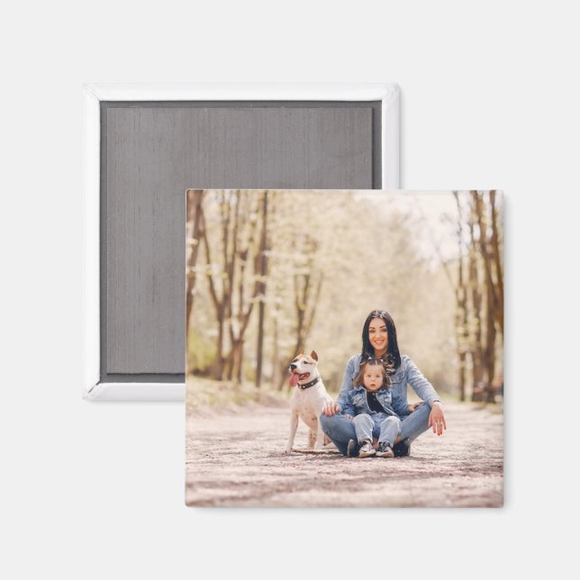 Personalisierter Kühlschrankmagnet mit individuell Magnet (Vorderseite/Rückseite)