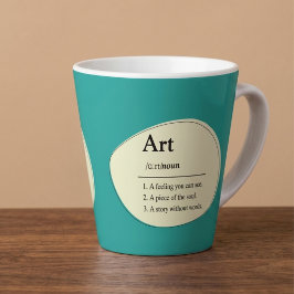 Personalisierter Kunst-Wörterbuch-Stil-Kaffeebeche Milchtasse