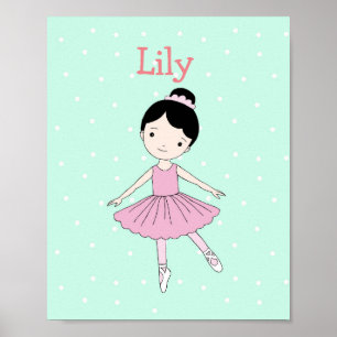 Personalisierter Kunstdruck für das Kinderzimmer B Poster