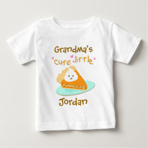 Personalisierter Kürbis-Torten-Baby-Bodysuit/T - Baby T-shirt