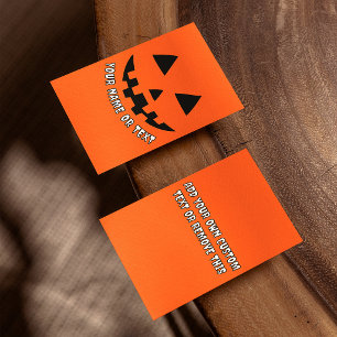 Personalisierter KürbisHalloween-Name und CUSTOM-T Flyer