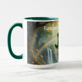 Personalisierter Küss mich, ich bin irisch - Kombi Tasse