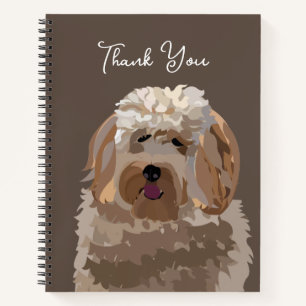 Personalisierter Labradoodle Hund Notizbuch