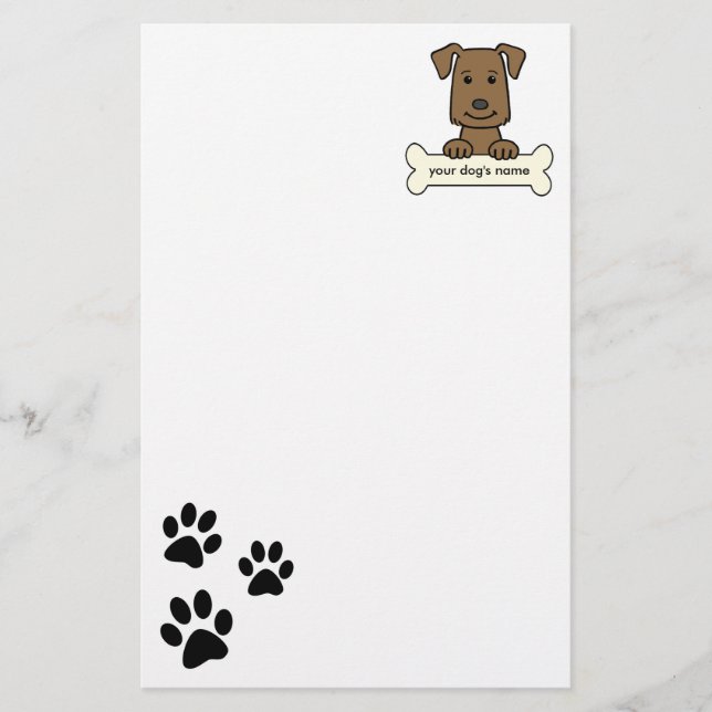 Personalisierter Labrador-Retriever Briefpapier (Vorderseite)