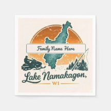 Personalisierter Lake Namakagon, WI