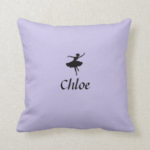 Personalisierter Lavendel Ballerina Kissen