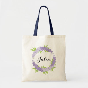 Personalisierter Lavendel Larkspur Tragetasche