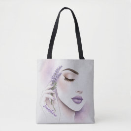 Personalisierter Lavendel-Lila-Frauen-Elegant-Chic